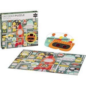 Petit Collage - Robot Factory 100-Piece Decoder Puzzle